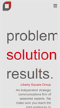 Mobile Screenshot of libertysquaregroup.com