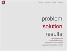 Tablet Screenshot of libertysquaregroup.com